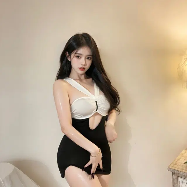 崇朵  大码性感免脱小胸制服诱惑约会战袍情趣内衣