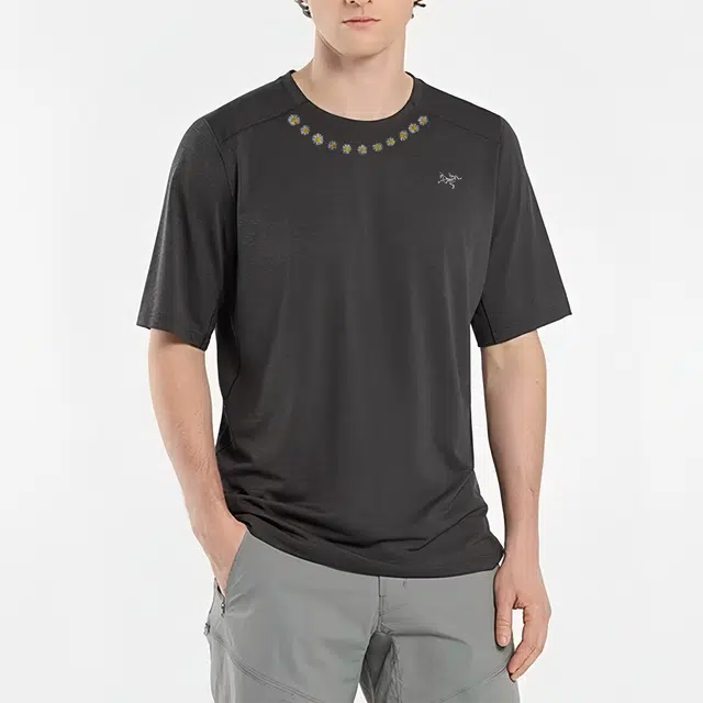 Arcteryx CORMAC CREWLOGOlogoT -Black Heather