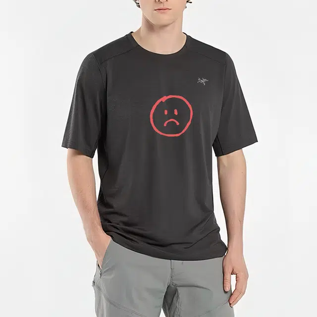 Arcteryx CORMAC CREWLOGOT -Black Heather