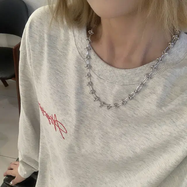 极昼 荆棘守护简约小众纯色配饰高级感个性嘻哈冷淡风男女情侣同款锁骨链 时尚潮流欧美风日常通勤百搭 钛钢 项链 男女同款情侣款