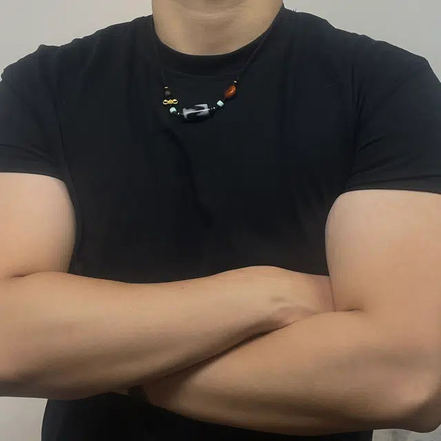 极限弧 中式藏式九眼天珠民族风护身佛珠#好运 玛瑙 吊坠 男女同款情侣款