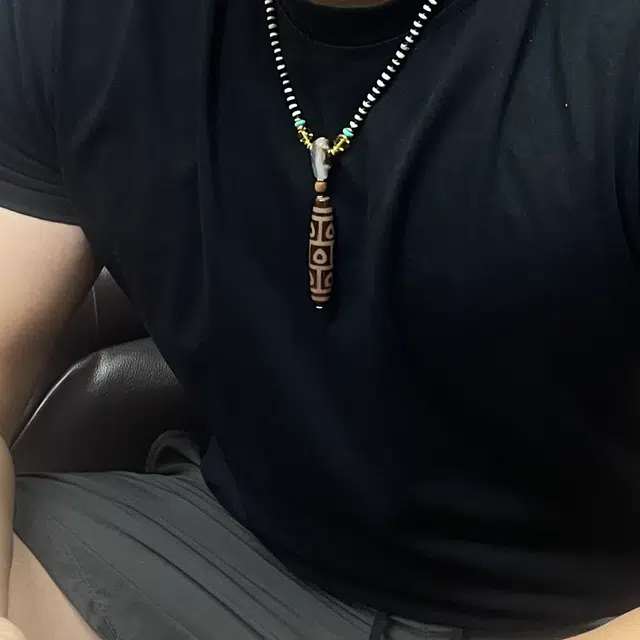 极限弧 中式藏式九眼天珠民族风护身佛珠 转运吉祥平安百搭佛系挂件#好运 玛瑙 吊坠 男女同款情侣款