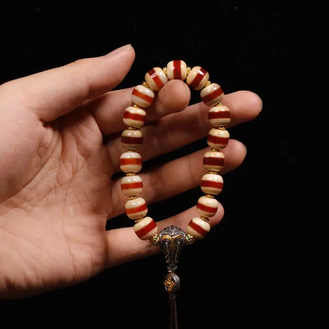 【一线药师·925银】 极限弧 吉祥平安招财藏式高级手持 简约精致 小众潮酷 个性百搭 传统玄学#好运 玛瑙 手串 男女同款情侣款