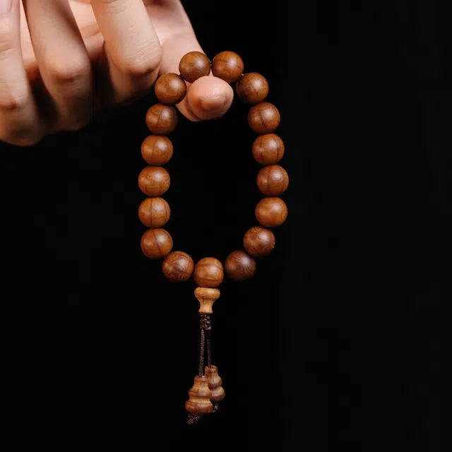 【流云】 极限弧 新中式国潮复古转运珠招财转运佛珠文玩盘玩 吉祥礼盒#好运 六道木 手串 男女同款情侣款