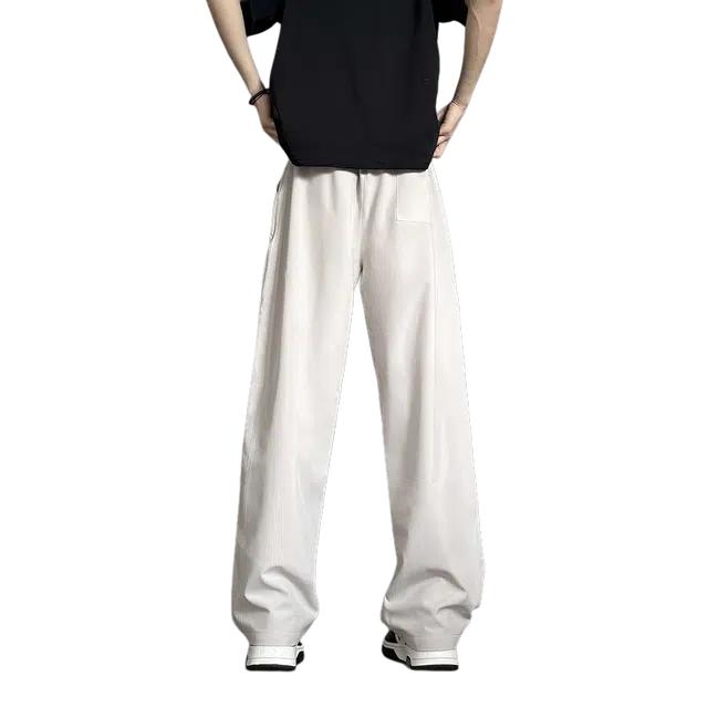 臣目 速干薄款美式宽松直筒阔腿休闲裤 男女同款