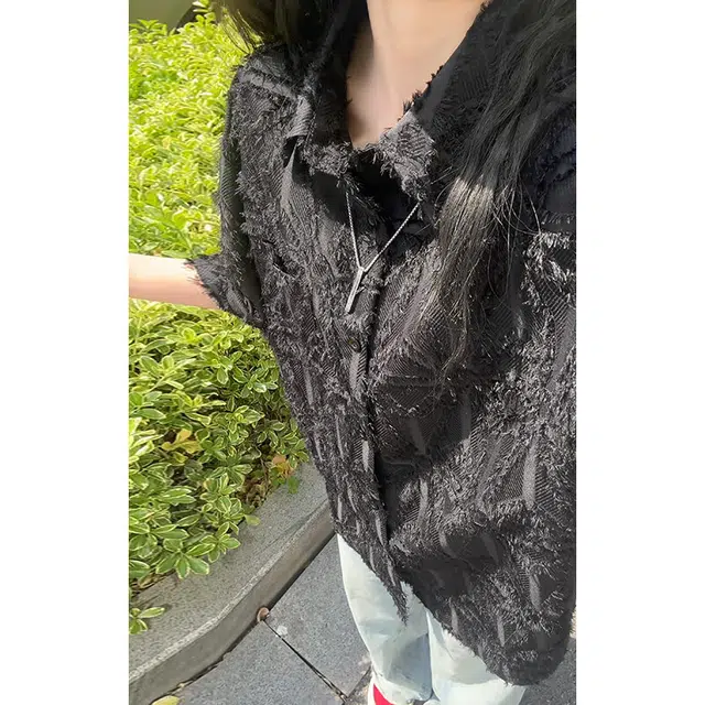 臣目 设计感高级潮牌简约舒适百搭时尚短袖衬衫 男款