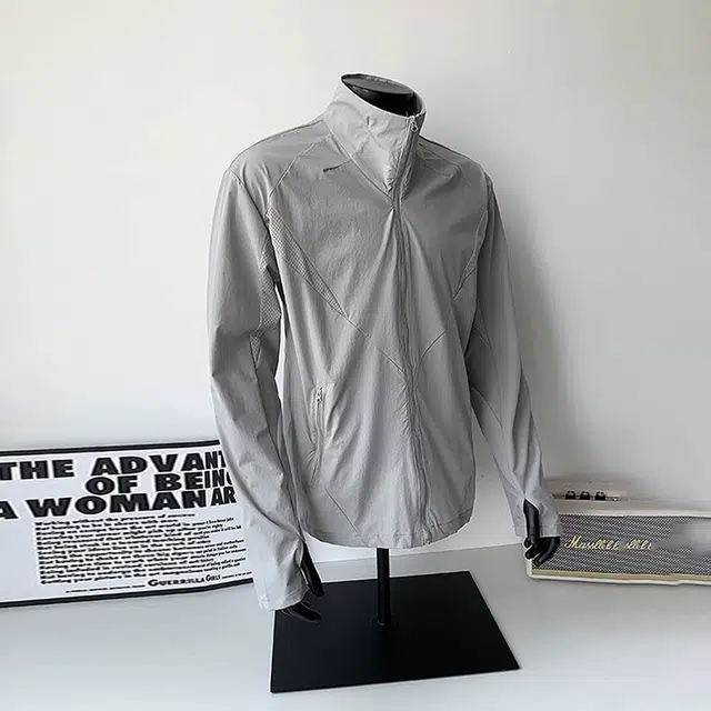 臣目 夏季凉感防晒衣轻薄户外骑行防紫外线防晒服立领防晒服 男女同款