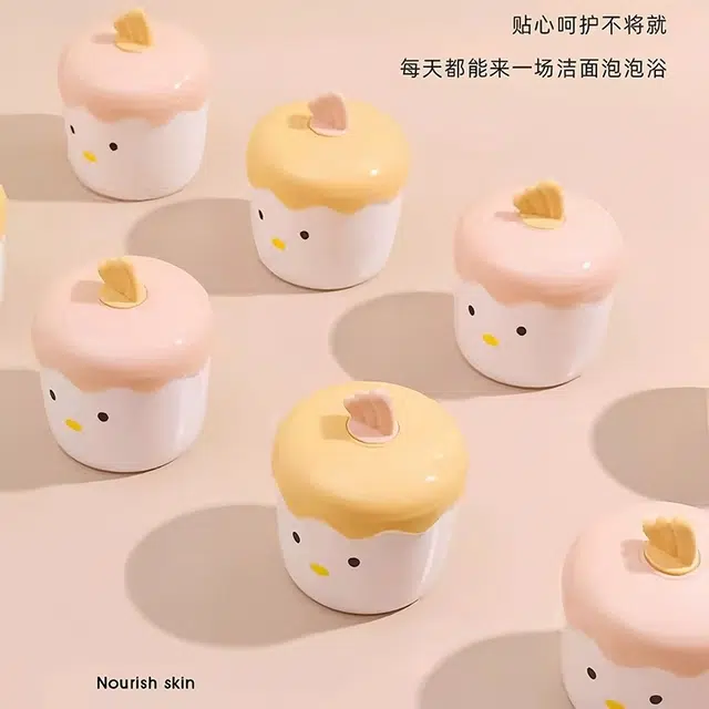 舒小奢 洗面奶打泡器便携按压式洗发水起泡器家用可爱打泡泡器手动发泡沫卡通创意可爱造型