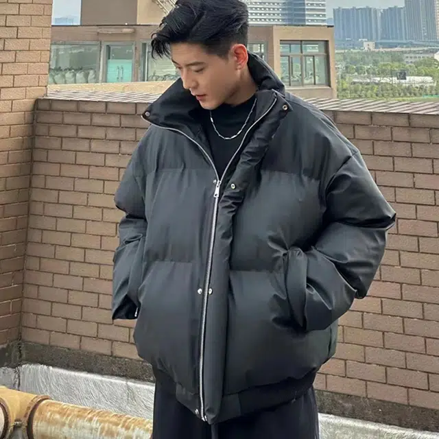 单爵 韩版冬季立领短款棉衣外套棉服 男女同款