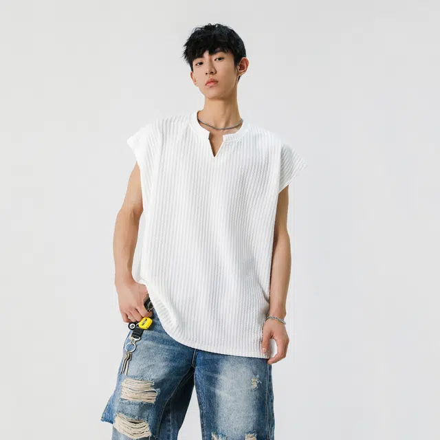 单爵 肌理感简约百搭时尚背心 男女同款