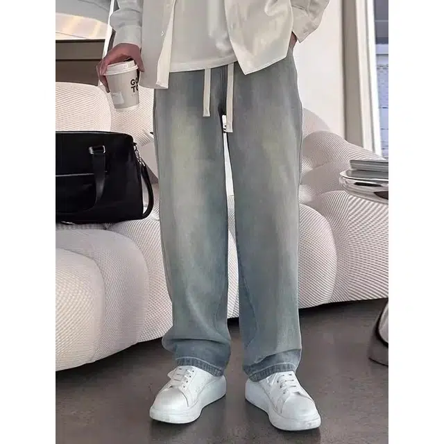 单爵 休闲薄款牛仔裤 男女同款