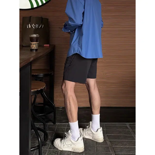 单爵 冰丝速干运动健身五分裤子轻熟风不过膝夏季休闲短裤 男女同款