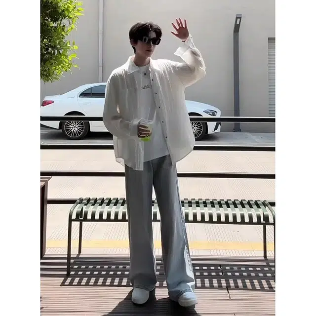 单爵 高级感薄款防晒外套美式街头凉感衬衣夏季长袖衬衫 男女同款