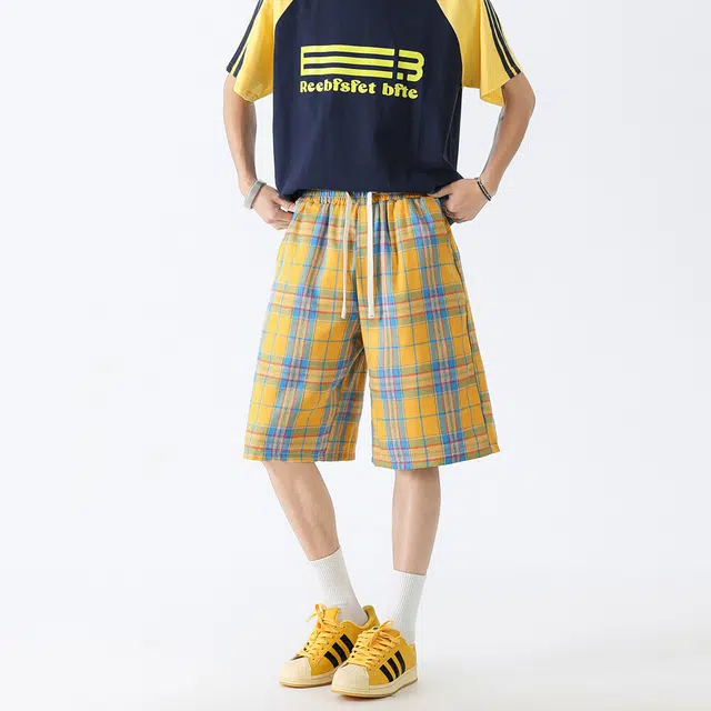 单爵 垂感宽松时尚舒适百搭潮流五分休闲短裤 男女同款