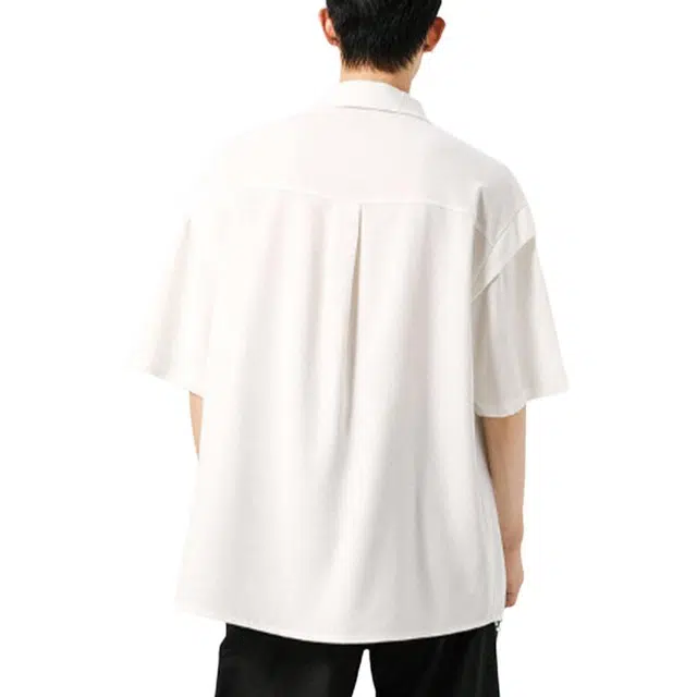 单爵 新中式国风小众刺绣痞帅短袖衬衫 男女同款