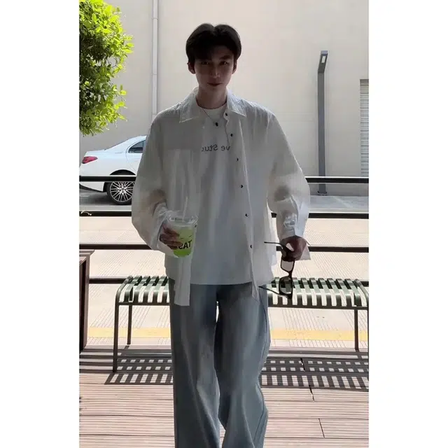 单爵 高级感薄款防晒外套美式街头凉感衬衣夏季长袖衬衫 男女同款