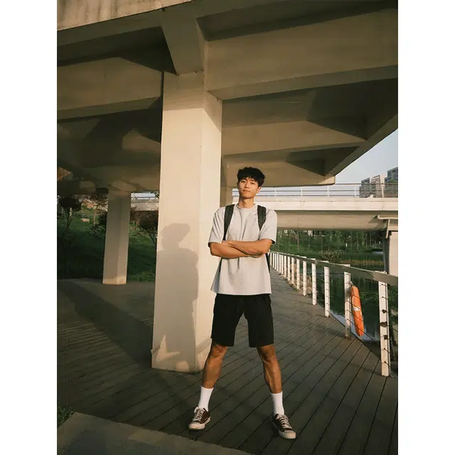 单爵 冰丝运动薄款美式直筒五分裤休闲短裤 男女同款