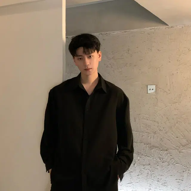 单爵 休闲商务免烫垂感痞帅长袖衬衫 男女同款