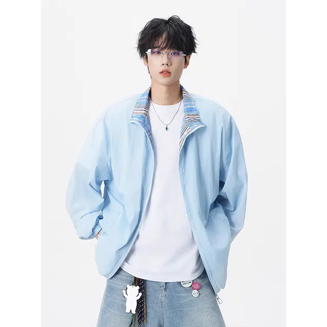 单爵 时尚时髦薄款潮牌防晒服 男女同款