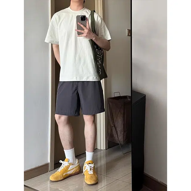 单爵 速干户外运动宽松直筒薄夏季休闲短裤 男女同款