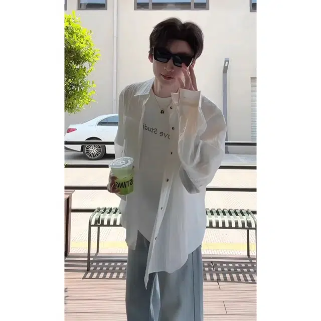 单爵 高级感薄款防晒外套美式街头凉感衬衣夏季长袖衬衫 男女同款