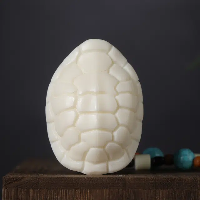 嫒柯 新中式国潮文艺复古风随身携带盘玩摆件办公小众百搭万事如意平安纳福诸事顺遂财源广进工艺品好运 象牙果 手把件 男女同款情侣款