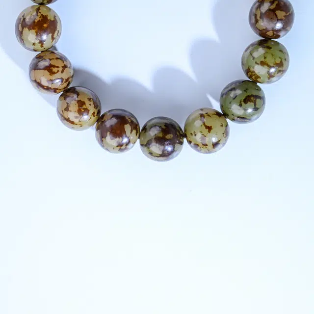 嫒柯 国潮新中式百搭轻奢简约高级设计感素雅美观复古风文艺风转运四季平安事事顺#好运 菩提根 手串 男女同款情侣款