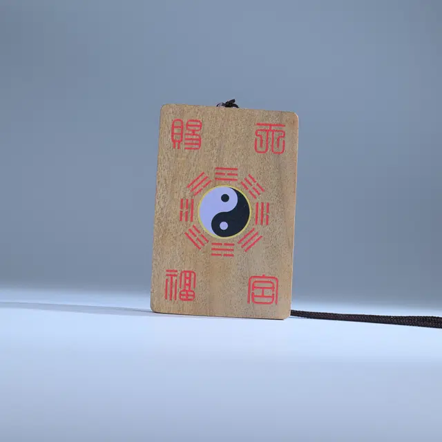 嫒柯 国潮新中式百搭轻奢简约高级设计感素雅美观复古风文艺风四季平安七星高照转运节节高#好运 楠木 项链 男女同款情侣款