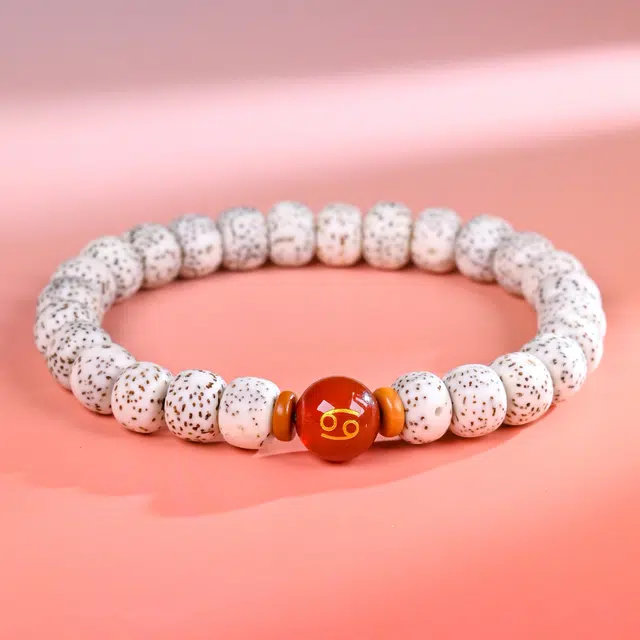 嫒柯 新中式国潮小众百搭设计复古文艺招财进宝平安纳福成功上岸十二星座文玩盘玩#好运 星月菩提 手串 男女同款情侣款