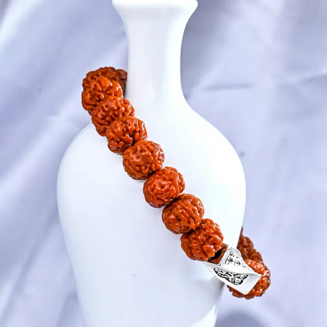 嫒柯 国潮新中式百搭轻奢高级文玩盘玩佛珠念珠福享连绵鹏程万里复古风文艺风转运#好运 金刚菩提 手串 男女同款情侣款