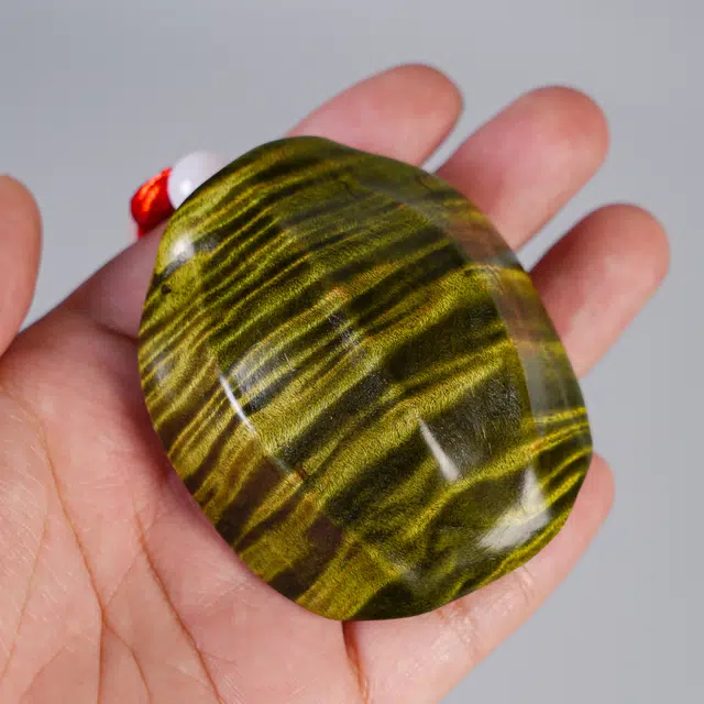 嫒柯 国潮新中式百搭轻奢高级富甲天下随身把玩文玩随心所欲心想事成好运成真#好运 楠木 把件 男女同款情侣款