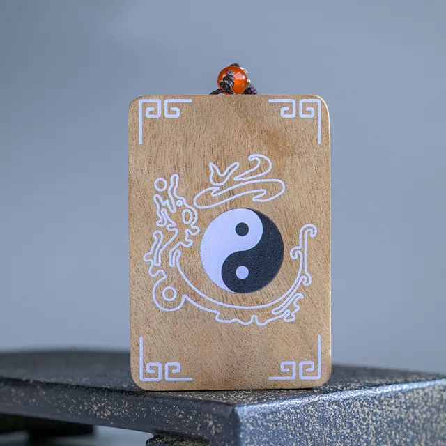 嫒柯 【接住唐卡带来好运】国潮新中式百搭轻奢简约高级设计感素雅美观复古风文艺风花开富贵转运#好运 楠木 项链 男女同款情侣款