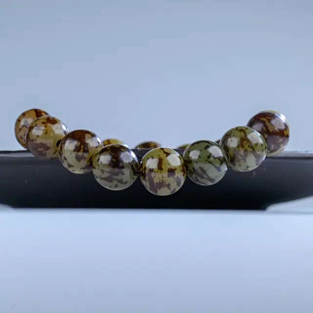 嫒柯 国潮新中式百搭轻奢简约高级设计感素雅美观复古风文艺风转运四季平安事事顺#好运 菩提根 手串 男女同款情侣款