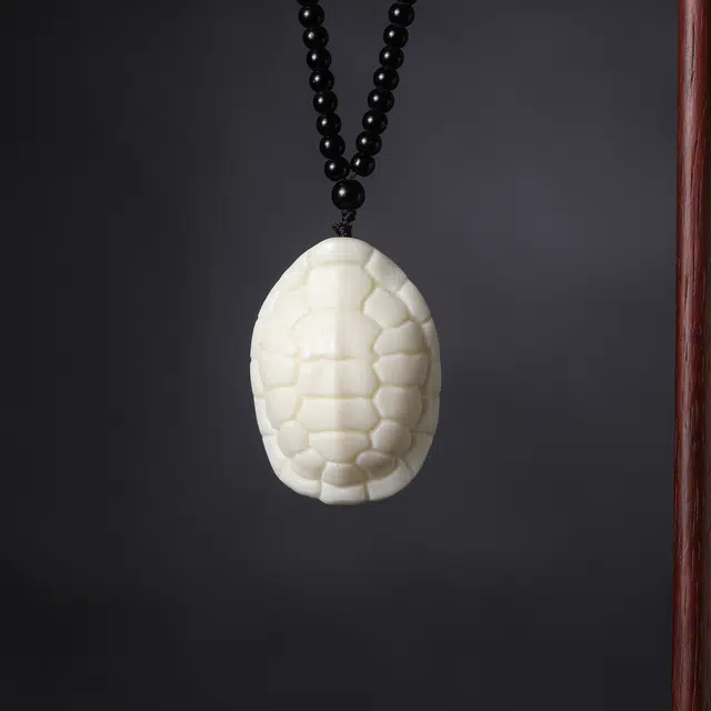 嫒柯 新中式国潮文艺复古风随身携带盘玩摆件办公小众百搭万事如意平安纳福诸事顺遂财源广进工艺品好运 象牙果 手把件 男女同款情侣款