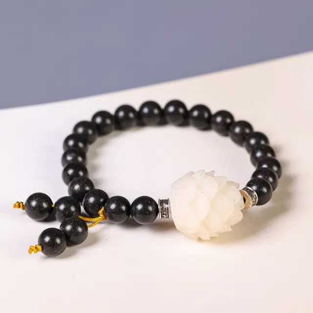 嫒柯 国潮新中式轻奢高级感文玩招财进宝盘玩佛珠平安喜乐念珠复古风文艺风财源广进 诸事顺新 合香珠 手串 男女同款情侣款