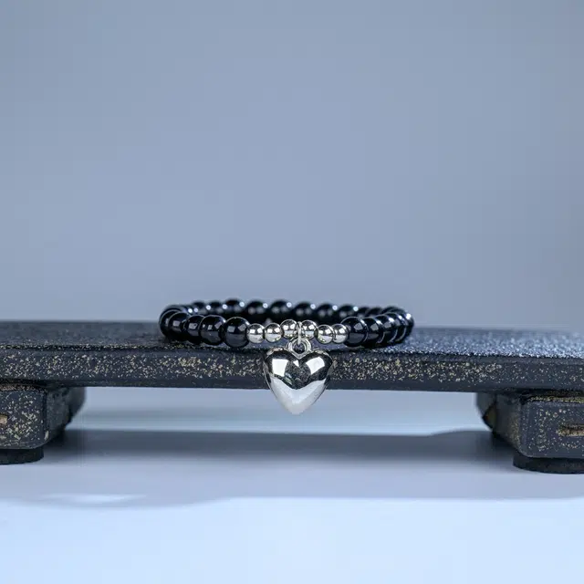 嫒柯 国潮新中式百搭轻奢简约高级设计感素雅美文玩盘玩岁岁平安念珠佛珠观复古风文艺风转运#好运 黑檀 手串 男女同款情侣款