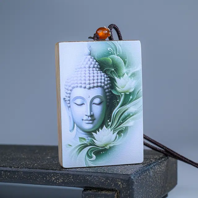 嫒柯 国潮新中式百搭轻奢简约高级设计感素雅美观复古风文艺风万事如意心想事成转运节节高#好运 楠木 项链 男女同款情侣款