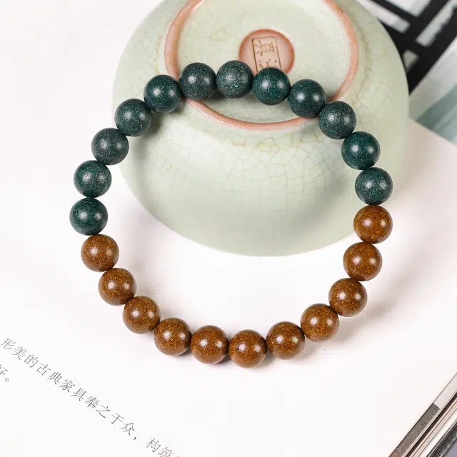 嫒柯 国潮新中式轻奢高级感文玩  招财进宝 八方来财 合香珠 手串 男女同款情侣款