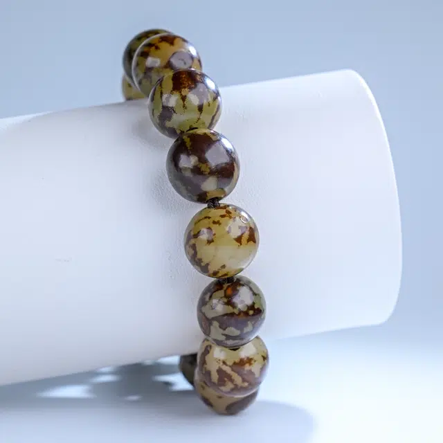 嫒柯 国潮新中式百搭轻奢简约高级设计感素雅美观复古风文艺风转运四季平安事事顺#好运 菩提根 手串 男女同款情侣款