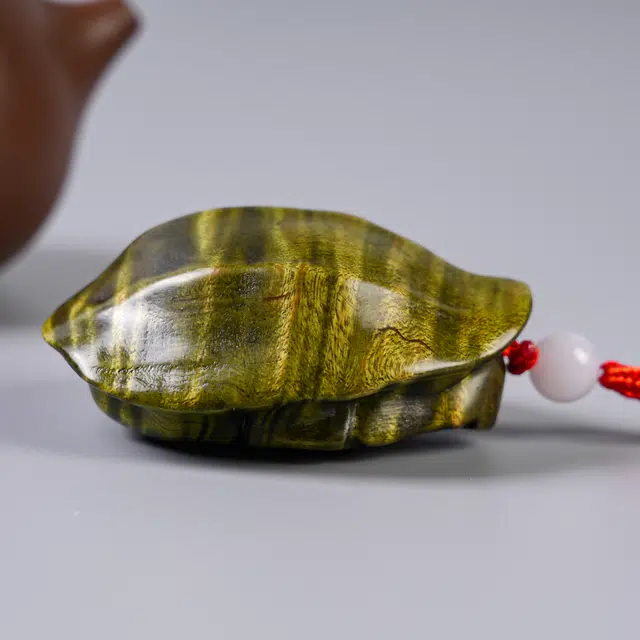 嫒柯 国潮新中式百搭轻奢高级富甲天下随身把玩文玩随心所欲心想事成好运成真#好运 楠木 把件 男女同款情侣款