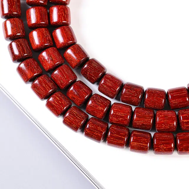 嫒柯 新中式文玩 好运连连 招财转运 八方来财 诸事顺遂 紫檀属 手串 男女同款情侣款