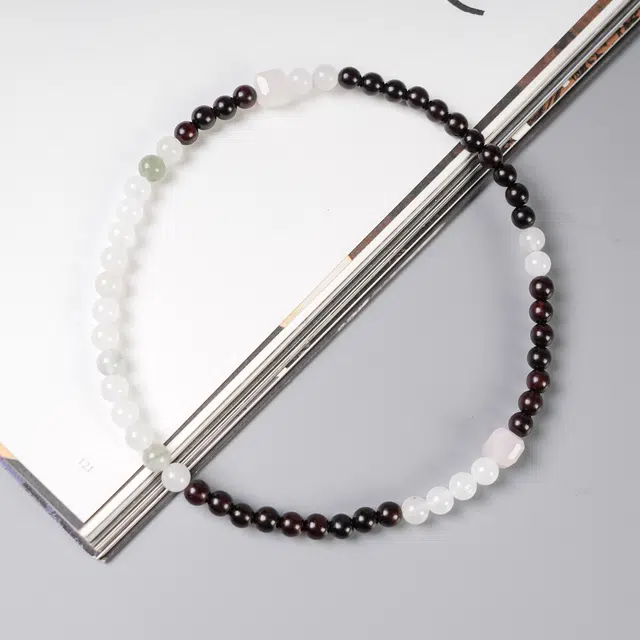 嫒柯 国潮新中式轻奢高级感文玩盘玩佛珠念珠招财进宝节节高升财源滚滚诸事顺遂#好运 紫檀属 手串 男女同款情侣款