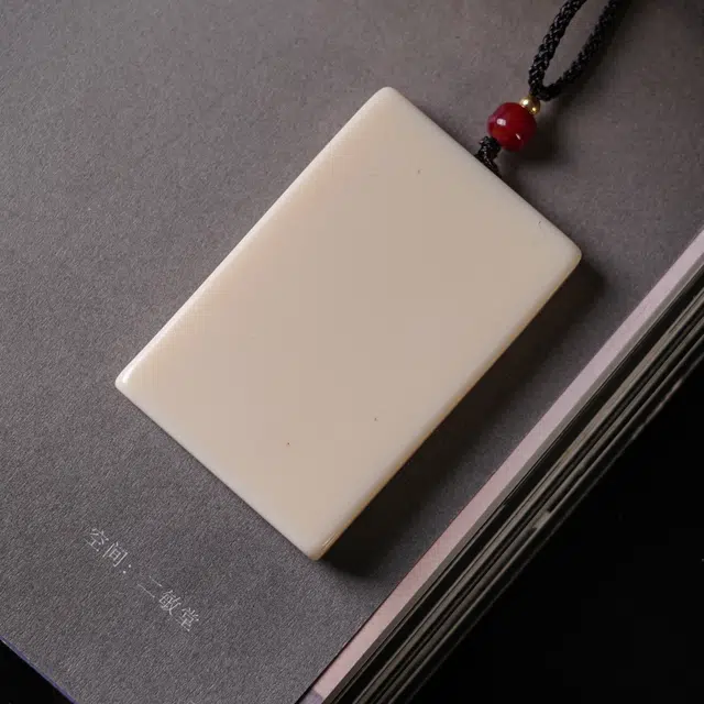 嫒柯 新中式小众高级感文玩佛珠百搭小清新轻奢招财转运珠国潮盘玩福星高照喜气迎门#好运 象牙果 吊坠 男女同款情侣款