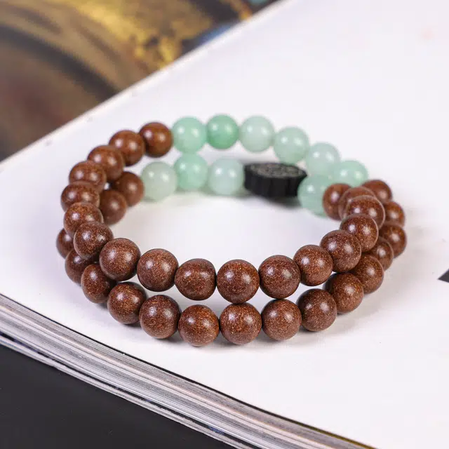 嫒柯 国潮新中式轻奢高级优雅气质文玩盘玩诸事顺禅如意吉祥佛珠念珠复古风文艺风#好运 合香珠 手串 男女同款情侣款