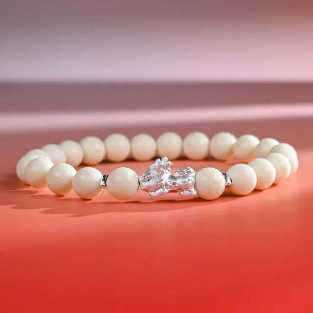 嫒柯 新中式国潮风轻奢高级感小众百搭配饰平安纳福诸事顺遂财源广进念珠文玩盘玩#好运 象牙果 手串 男女同款情侣款