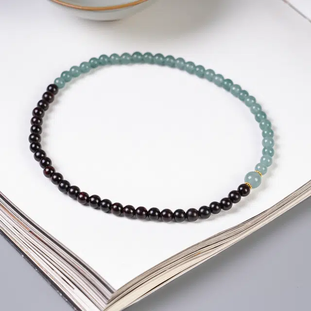 【八方来财】 嫒柯 国潮新中式轻奢高级感文玩盘玩佛珠念珠招财进宝节节高升诸事顺遂财源广进财源滚滚好运 紫檀属 手串 男女同款情侣款