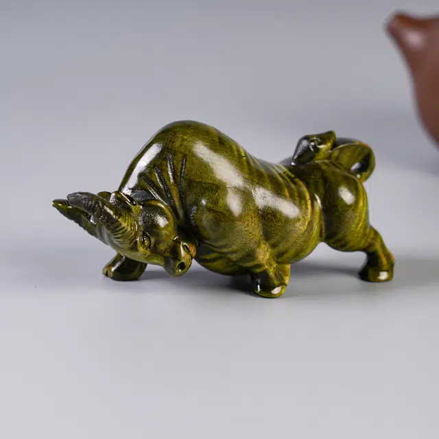 嫒柯 国潮新中式百搭轻奢高级平安喜乐吉祥如意幸福安康好运 楠木 把件 男女同款情侣款