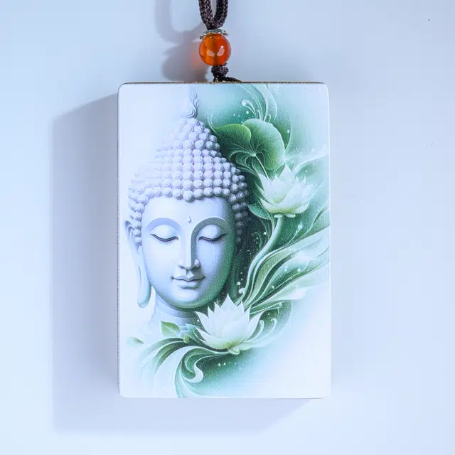 嫒柯 国潮新中式百搭轻奢简约高级设计感素雅美观复古风文艺风万事如意心想事成转运节节高#好运 楠木 项链 男女同款情侣款