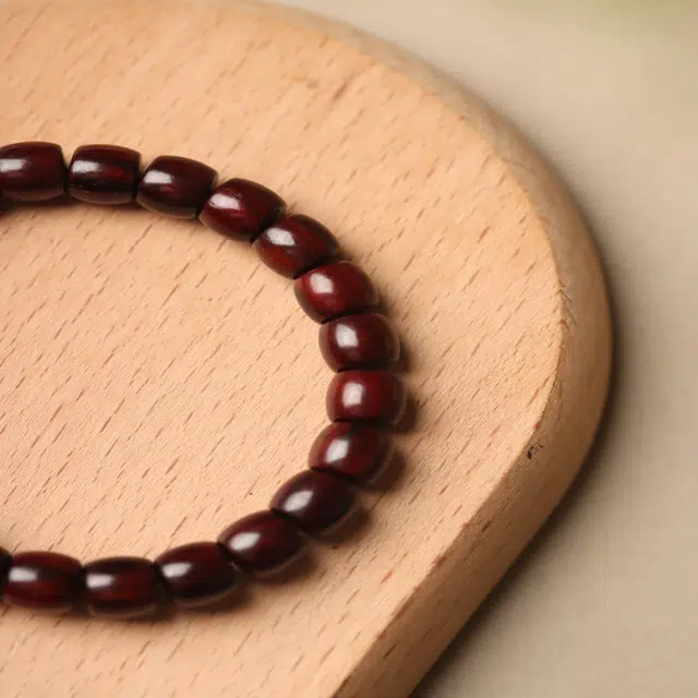 嫒柯 国潮新中式轻奢高级感文玩盘玩财运亨通吉祥如意佛珠念珠复古风文艺风大吉大利#好运 紫檀属 手串 男女同款情侣款