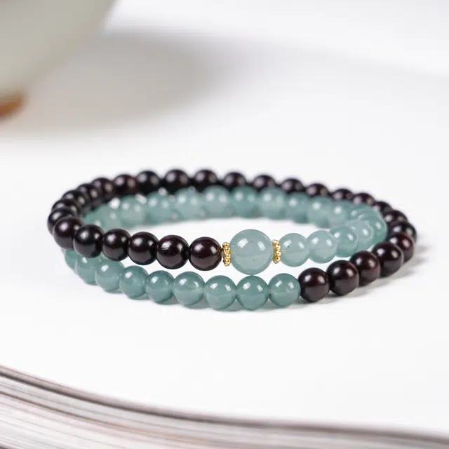 【八方来财】 嫒柯 国潮新中式轻奢高级感文玩盘玩佛珠念珠招财进宝节节高升诸事顺遂财源广进财源滚滚好运 紫檀属 手串 男女同款情侣款